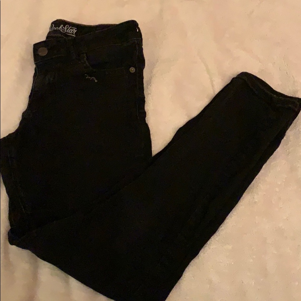 Black stretchy jeans
